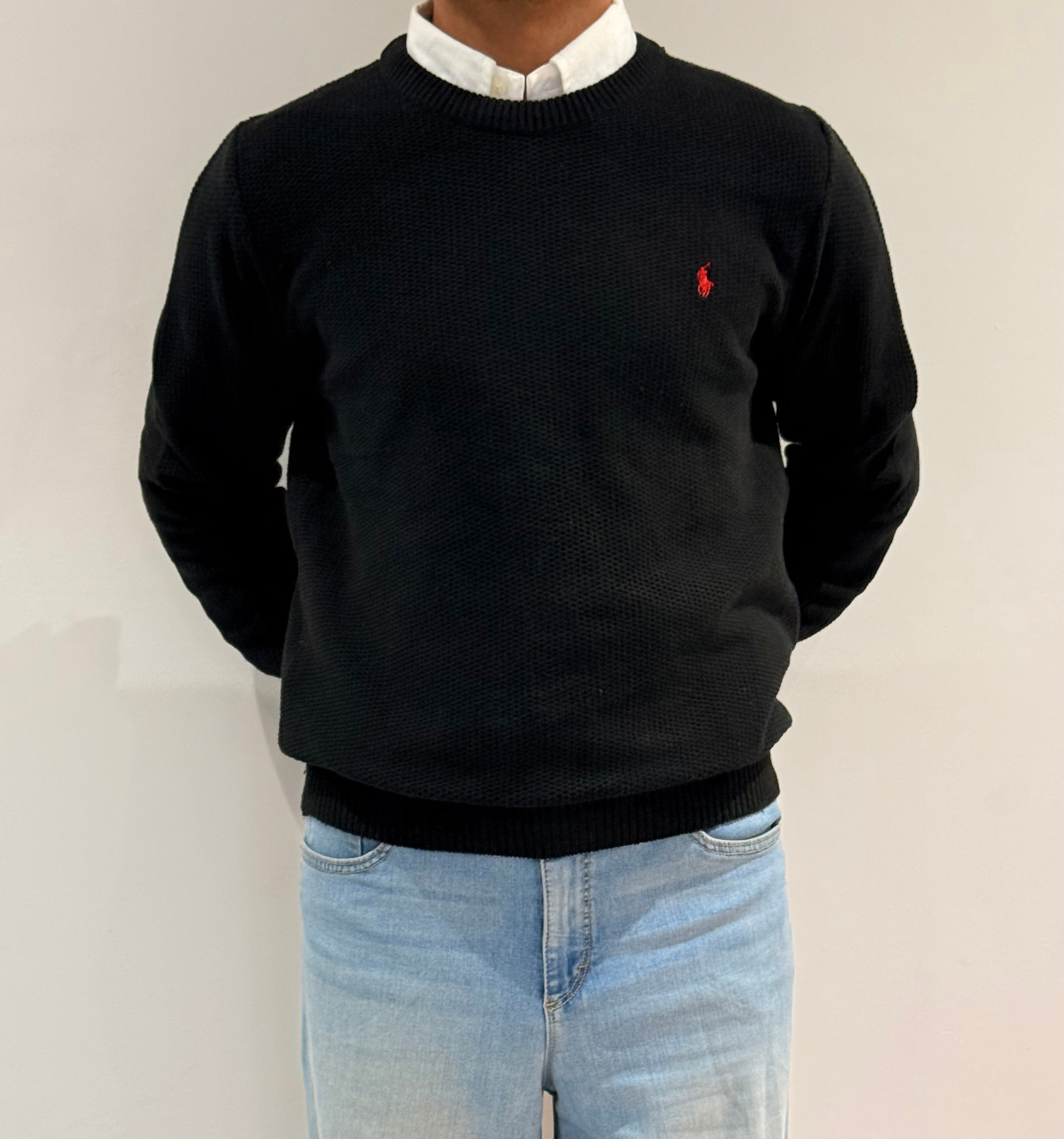 Men’s Soft Knit Crew Neck Jumper for All-Season Wear